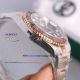 Replica Swiss 2836 Rolex GMT Master ii Two Tone Rose Gold Black Dial Watch (5)_th.jpg